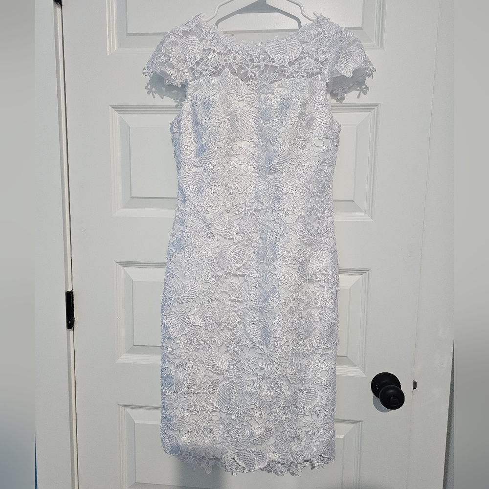 Elegant White Lace Dress